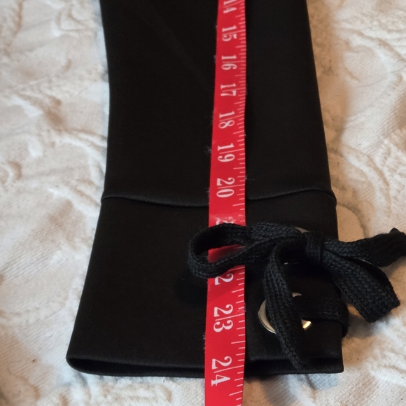 Sheilay Black Lace-Up Grommet Front Long Sleeve Mini Dress Women’s M Whimsigoth - Picture 11 of 12